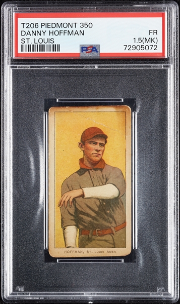 1909-11 T206 Danny Hoffman St. Louis PSA 2