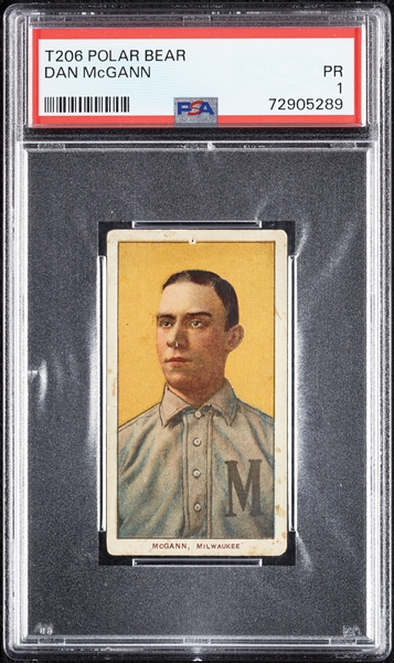 1909-11 T206 Dan McGann PSA 1