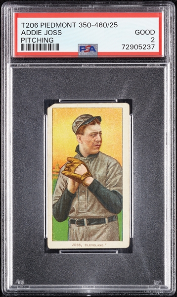 1909-11 T206 Addie Joss Pitching PSA 2