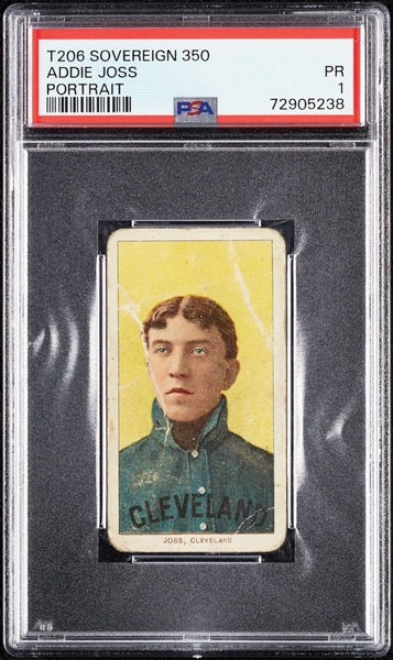 1909-11 T206 Addie Joss Portrait Portrait PSA 1