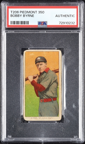 1909-11 T206 Bobby Byrne PSA Authentic