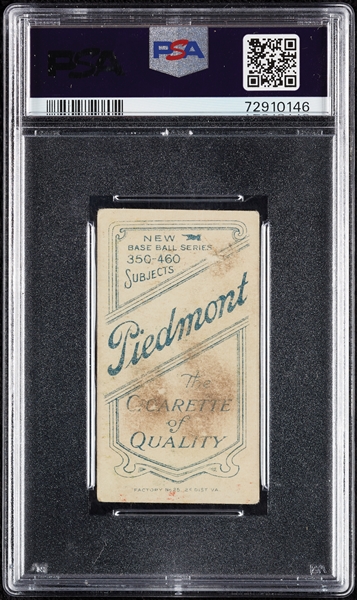 1909-11 T206 Bob Bescher Hands In Air PSA 3