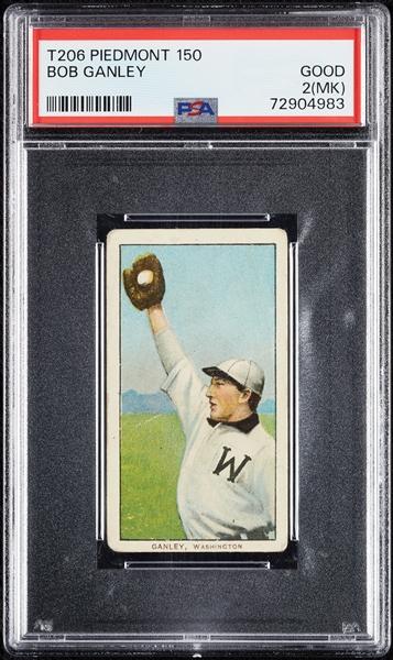 1909-11 T206 Bob Ganley PSA 2 (MK)