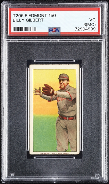 1909-11 T206 Billy Gilbert PSA 3 (MC)