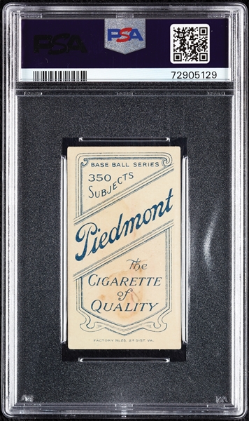 1909-11 T206 Bob Groom PSA 2