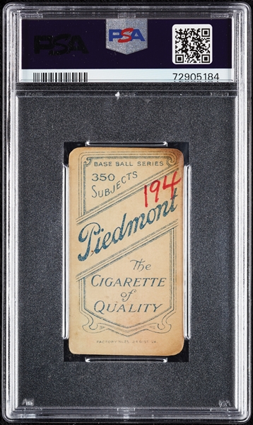 1909-11 T206 Ed Konetchy Glove Near Ground PSA 1.5 (MK)