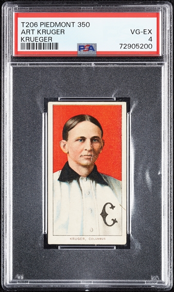 1909-11 T206 Art Kruger (Krueger) PSA 4