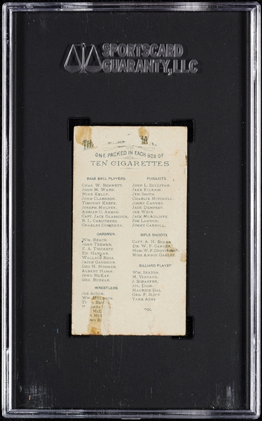 1887 N28 Allen & Ginter R.L. Caruthers SGC 1