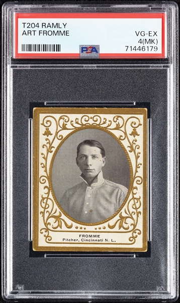 1909 T204 Ramly Tobacco Art Fromme PSA 4 (MK)