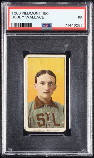 1909-11 T206 Bobby Wallace PSA 1