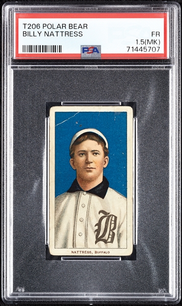 1909-11 T206 Billy Nattress PSA 1.5 (MK)