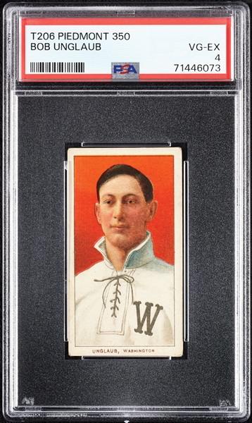 1909-11 T206 Bob Unglaub PSA 4