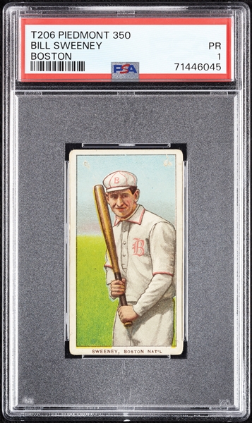 1909-11 T206 Bill Sweeney Boston PSA 1