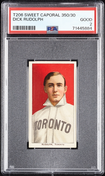 1909-11 T206 Dick Rudolph PSA 2