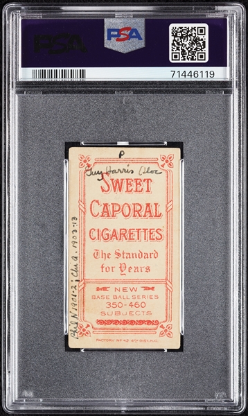 1909-11 T206 Doc White Chicago, Pitching PSA 2 (MK)