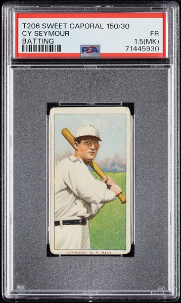 1909-11 T206 Cy Seymour Batting PSA 1.5 (MK)