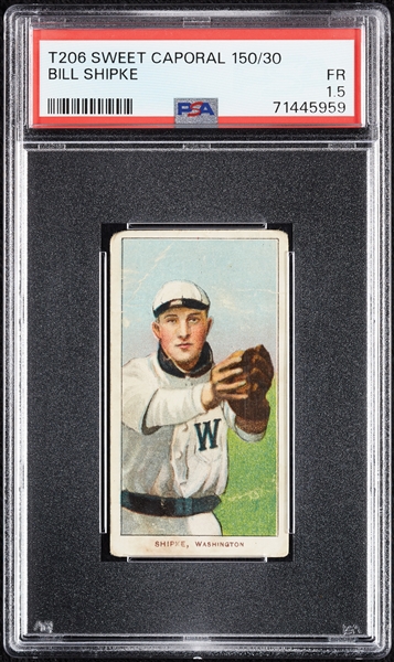 1909-11 T206 Bill Shipke PSA 1.5