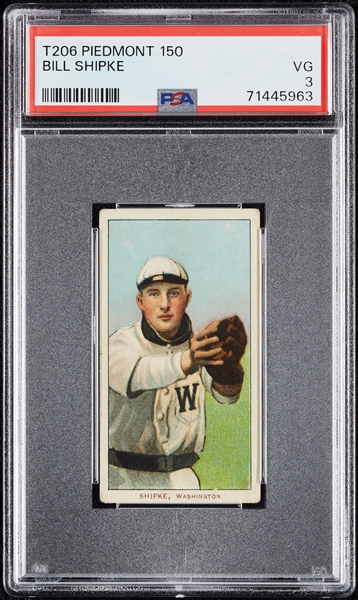 1909-11 T206 Bill Shipke PSA 3