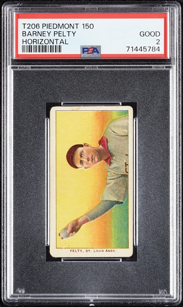 1909-11 T206 Barney Pelty Horizontal PSA 2