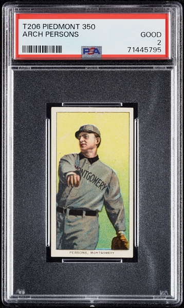 1909-11 T206 Arch Parsons PSA 2