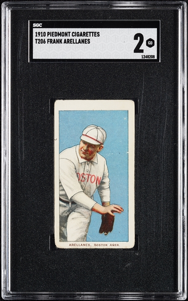 1909-11 T206 Frank Arellanes SGC 2