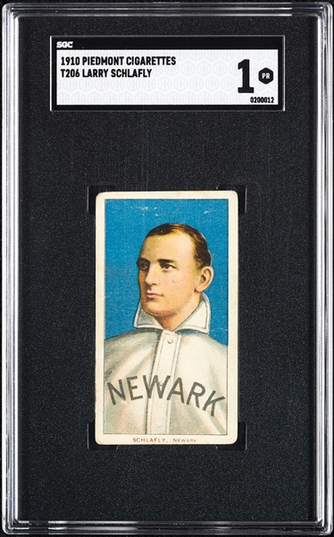 1909-11 T206 Larry Schlafly SGC 1