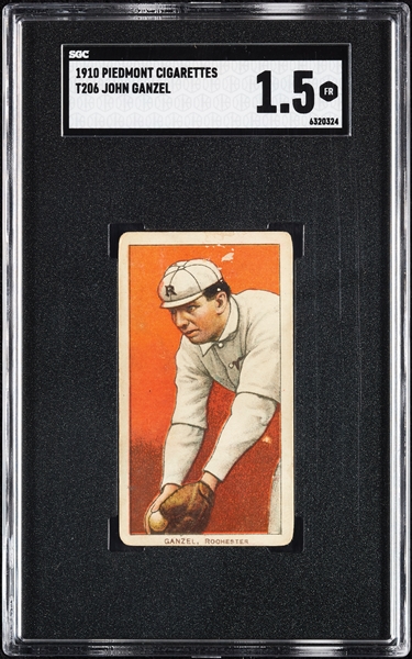 1909-11 T206 John Ganzel SGC 1.5