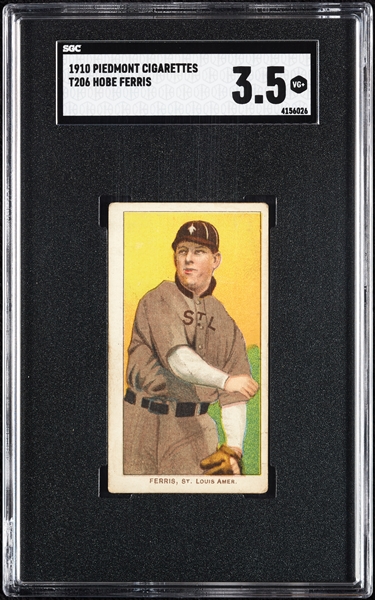 1909-11 T206 Hobe Ferris SGC 3.5