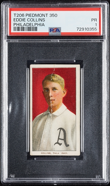 1909-11 T206 Eddie Collins Philadelphia PSA 1