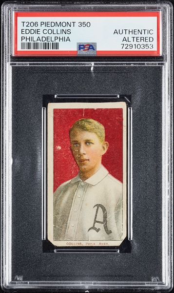 1909-11 T206 Eddie Collins Philadelphia PSA Authentic