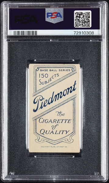 1909-11 T206 Hal Chase Throwing White Cap PSA 3
