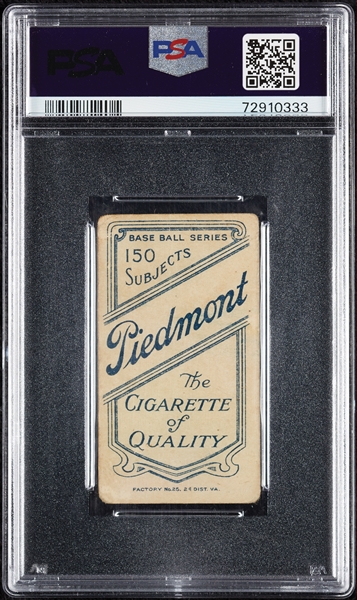 1909-11 T206 J.J. Clarke Cleveland PSA 2 (MK)