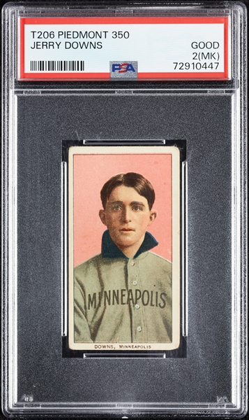 1909-11 T206 Jerry Downs PSA 2 (MK)