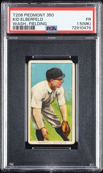 1909-11 T206 Kid Elberfeld Washington, Fielding PSA 1.5 (MK)