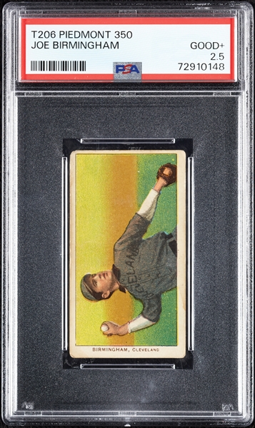 1909-11 T206 Joe Birmingham PSA 2.5