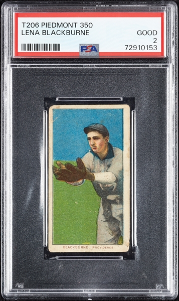 1909-11 T206 Lena Blackburne PSA 2