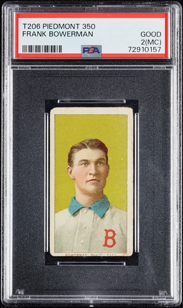 1909-11 T206 Frank Bowerman PSA 2 (MC)