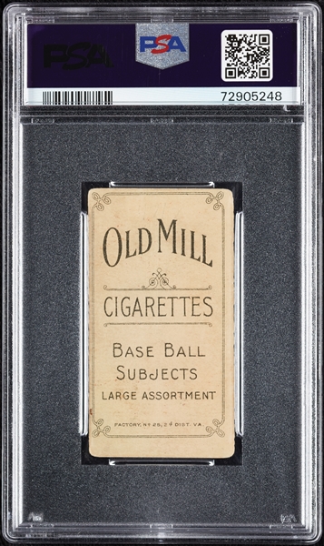 1909-11 T206 Joe Kelley (Old Mill Back) PSA Authentic