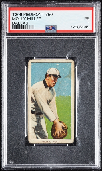 1909-11 T206 Molly Miller Dallas PSA 1