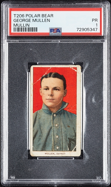 1909-11 T206 George Mullen (Mullin) PSA 1