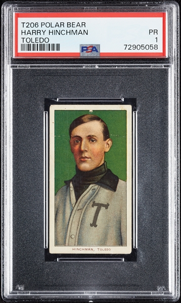 1909-11 T206 Harry Hinchman Toledo PSA 1