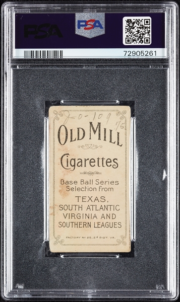 1909-11 T206 George Manion (Old Mill Back) PSA 2 (MK)