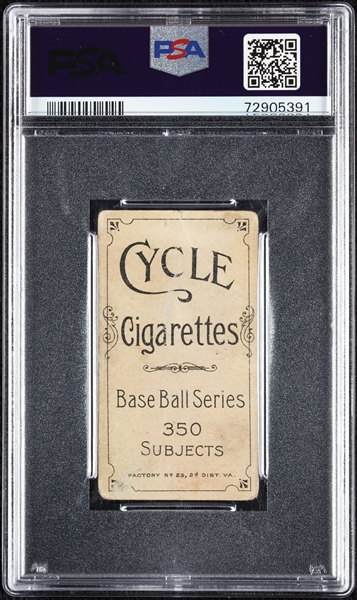 1909-11 T206 Pat Moran Chicago (Cycle Back) PSA 1