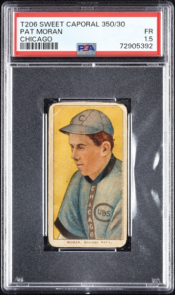 1909-11 T206 Pat Moran Chicago PSA 1.5