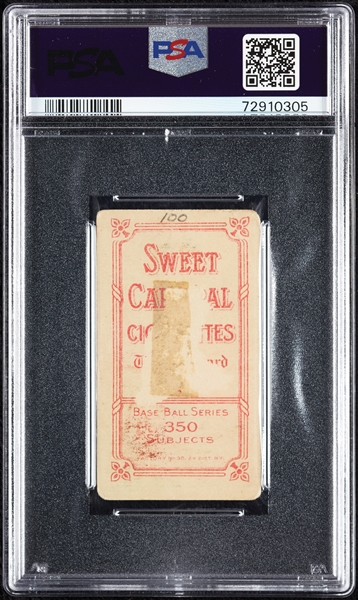 1909-11 T206 Hal Chase Throwing Dark Cap PSA 1.5 (MK)