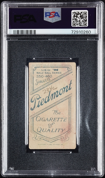 1909-11 T206 Frank Chance Portrait Yellow PSA 1.5 (MK)