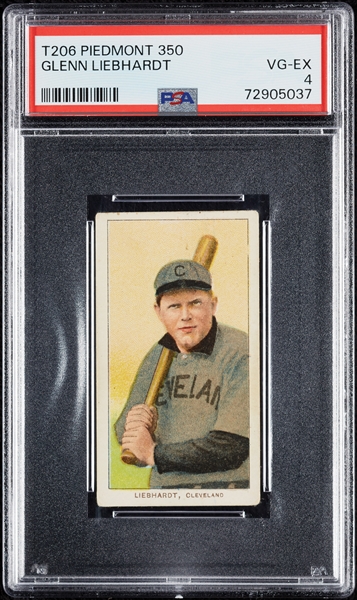 1909-11 T206 Glenn Liebardt PSA 4