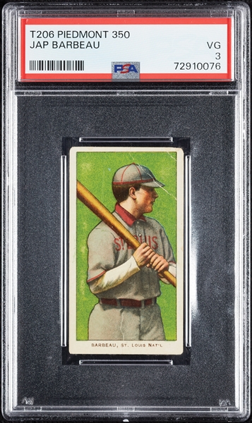 1909-11 T206 Jap Barbeau PSA 3