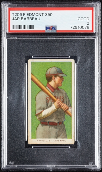 1909-11 T206 Jap Barbeau PSA 2