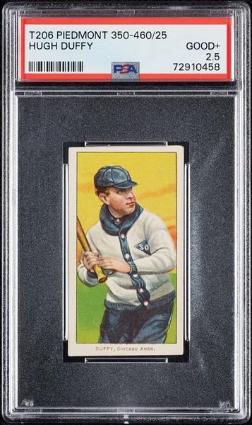 1909-11 T206 Hugh Duffy PSA 2.5